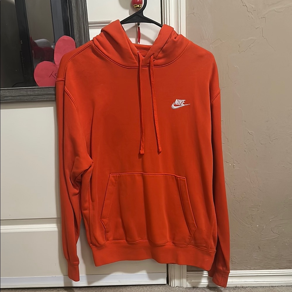 Nike orange Hoodie